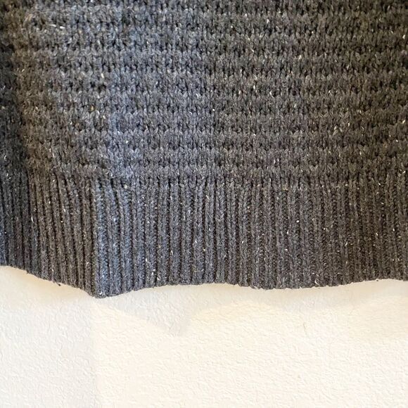 Mutual Weave Sweater Mens Large Dark Gray Heather Cotton Wool Blend‎ - Picture 9 of 10